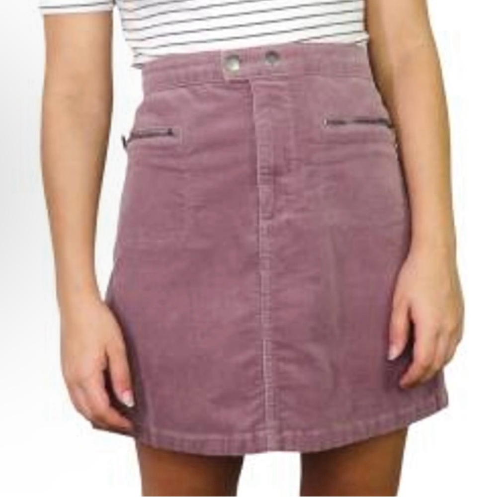 Mossimo dusty lavender cordoroy mini skirt